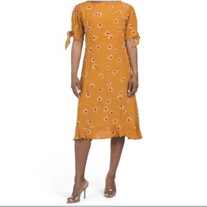 Faithfull The Brand Emilia Midi Dress Floral L NWT